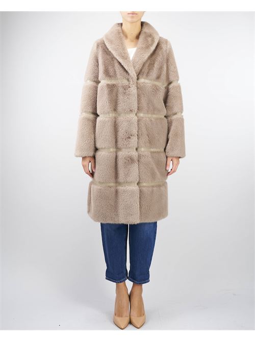 Faux fur coat with inlays Twinset TWIN SET | Fur | TT202012003